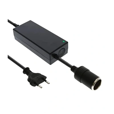 Bild av Bilströmadapter, 120 W 10 A 12 V, spänningsomvandlare, likriktare med cigarettändaruttag