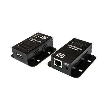 Bild av LogiLink USB 2.0 Cat.5 extender 50 m 1 port mountable POE black