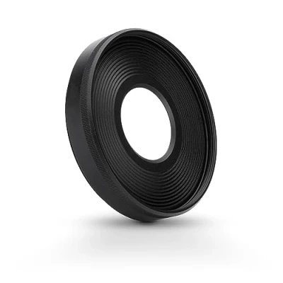 Bild av JJC metall rund linsskydd för Canon RF 28 mm f/2,8 STM lins med gängad design huvlock ersätter EW 55 (55 mm)