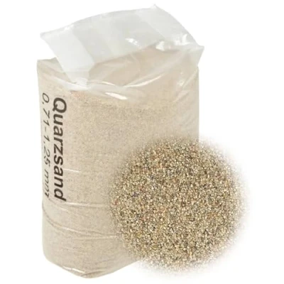Bild av vidaXL Filtersand 25 kg 0,71 1,25 mm, sand till poolfilter, poolsand, filtermedia, filtreringssand, pool sand, filtermedium