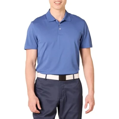 Bild av Amazon Essentials Men&#039;s Golfpikétröja smal passform snabbtorkande, Blå, XL