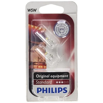 Bild av PHILIPS 13961B2 Ampoule, feu clignotant 24 5 W5W, Lampe à socle en verre MERCEDES BENZ: ACTROS MP4, AROCS, AXOR 2, VOLVO: FM, RENAULT TRUCKS: Midlum