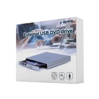 Bild av Gembird DVD USB 02 DVD±RW (±R DL) / RAM drive 2.0 external RW (Brännare) Silver