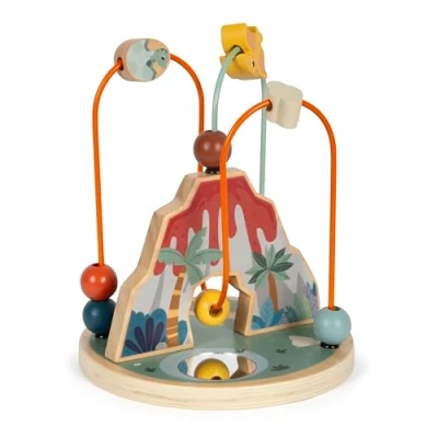 Bild av Small Foot Wooden Motor Skills Spiral Volcano and Dino