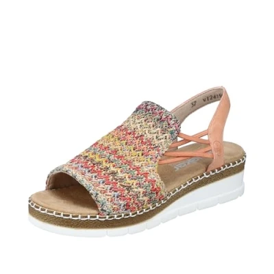Bild av Rieker Damer V1241 sandaler, färgglada, 37 EU, färgglad, EU