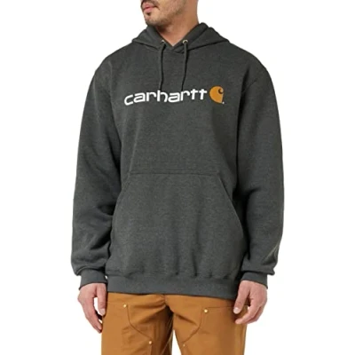 Bild av Carhartt, Grafisk tröja med medelvikt för män, lös passform, Kol ljung, M