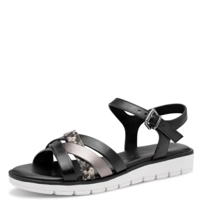 Bild av Marco Tozzi Sandaler, Storlek: 38, Black comb Textil