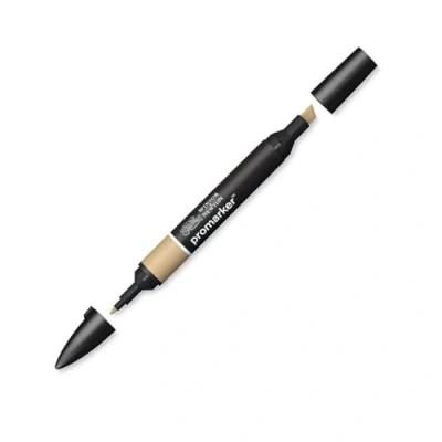 Bild av Winsor &amp; Newton &quot; ProMarker 0203272 professionell layoutmarkör 2 spetsar, fin och bred för ritningar, design layouter karamell