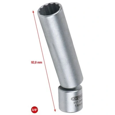 Bild av KS TOOLS 911.3999 Clé dynamométrique, bougie d&#039;allumage 10 (3/8&quot;) 92 dodécagonal 14,0