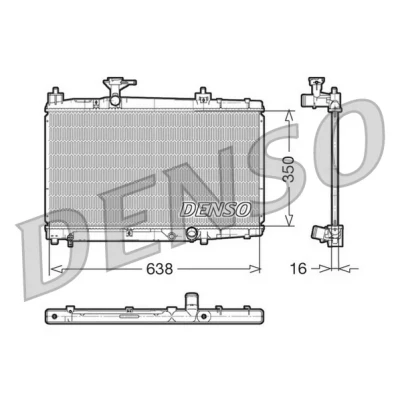 Bild av Kylare, motorkylning Denso DRM50007