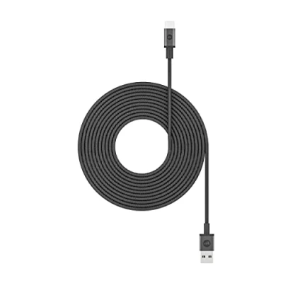 Bild av ZAGG Mophie laddnings och synkroniseringskabel USB A till C 3M svart