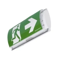 Bild av B SAFETY BR561030 LED nödbelysning för utrymningsvägar Väggmontering Utgång, utrymningsväg, höger, vänster
