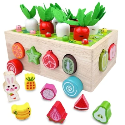 Bild av Chiluxendo Spel för barn 1 år, Montessori Pedagogisk Samling, Memory Game Present Förskola, Trä Leksaker, Leksak Flickor Och Pojkar Att Göra