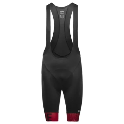 Bild av GORE WEAR C5 Opti Bib Shorts+, Bibs herr, Black/Red, L