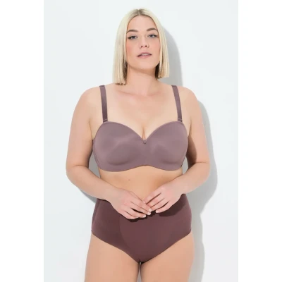 Bild av Ulla Popken À Bonnets Bretelles Amovibles Bonnet CE Tshirtbh, Storlek: 85C, Earth