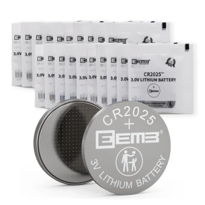 Bild av EEMB 20 pack CR2025 batteri 3 V litiumbatteri knappbatteri 2025 för nyckelfob, miniräknare, rumsmätare, klocka, hjärtfrekvensmonitor, blodsockermonitor osv