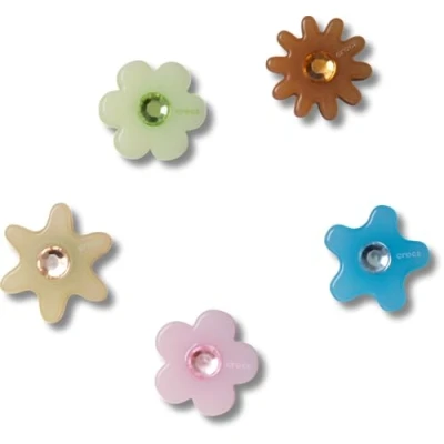 Bild av Crocs Jibbitz berlocker, upplysa blomma 5 pack