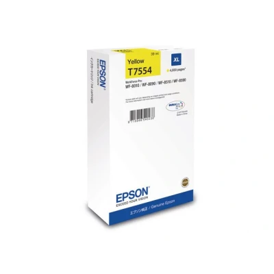 Bild av Epson T7554 Yellow Ink XL (T7554) Bläckpatron
