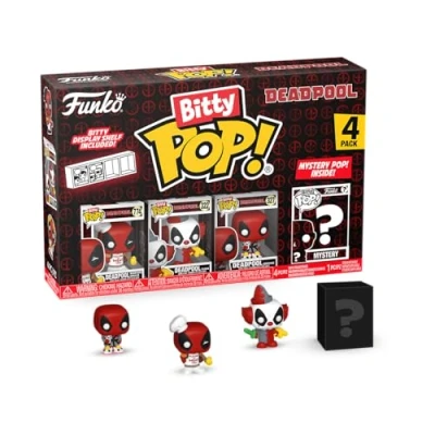 Bild av Funko Bitty POP! Deadpool BBQ Master 4PKoch A Surprise Mystery Minifigur 2,2 cm (0,9 tum) Samlingsbar Stapelbar displayhylla ingår Presentidé Partypåsar Strumpa Cake Topper