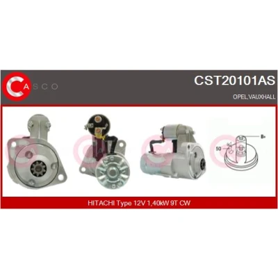 Bild av CASCO CST20101AS Startmotor 12V 1,40kW 9 CPS0049 M8 78mm OPEL: Combo C Skåpbil / Kombi