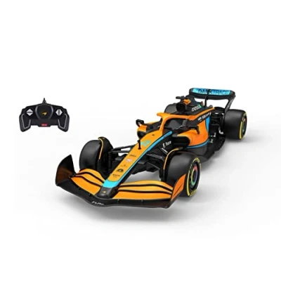 Bild av McLaren F1 MCL36 RC bil (1:18 skala) 2022 Formel 1 fjärrstyrd Förare Lando Norris + Daniel Ricciardo Kör för att överleva