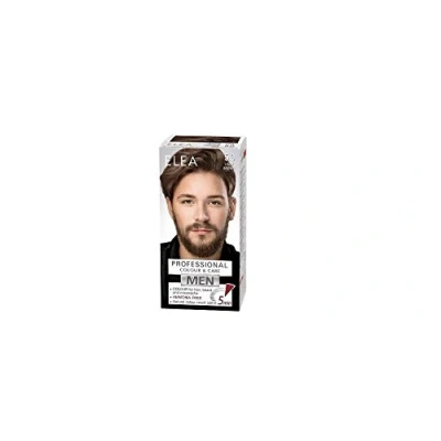 Bild av Elea män Professional Color &amp; Care ingen ammoniakkrämfärg för hår, skägg och mustasch (ljusbrun 5,0) 100 ml