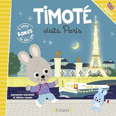 Bild av Timoté visits Paris Album jeunesse en anglais À partir de 2 ans