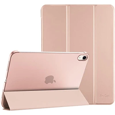 Bild av ProCase fodral för 2022 10,9 tum iPad 10:e generationen 10 modell A2696 A2757, lätt tunt hårt skyddsfodral smart folio kompatibel med generation roséguld