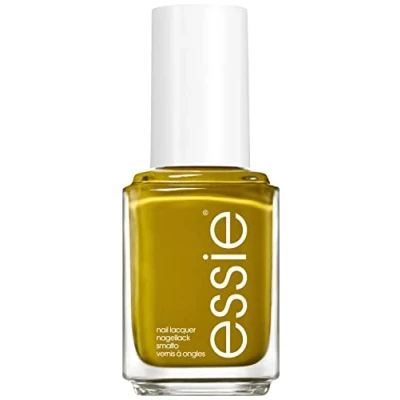 Bild av essie Nagellack med ogenomskinlig och glänsande finish för färgintensiva naglar, nr 809 my happy bass, gul, 1 x 13,5 ml