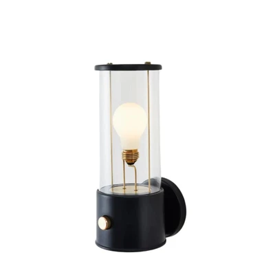 Bild av Tala vägglampa Muse Portable, LED lampa E27, svart