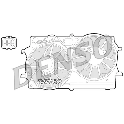 Bild av Fläkt, kylare DENSO DER10007
