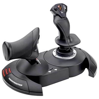 Bild av Thrustmaster T.Flight HOTAS X, joystick och gasreglage med dubbla rodersystem, knappar programmerbara axlar, roterande handtag, trigger, PC/USB kompatibel