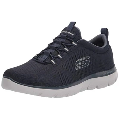 Bild av Skechers Wide Fit Summits Sneakers navy, Storlek: 47.5, Navy Textil/syntet