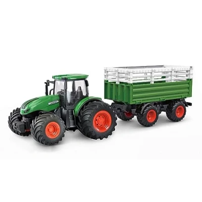 Bild av Amewi RC Tractor with Livestock Trailer 1:24 RTR Green