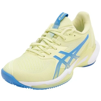 Bild av Asics Solution Speed FF 3 CLAY Tennisskor för grus, Storlek: 39.5, Huddle yellow/blue coast Konstmaterial/textil