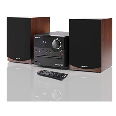 Bild av SHARP XLB512BR mirco ljudsystem 45 W (FM radio, Bluetooth, USB, CD, MP3), brun