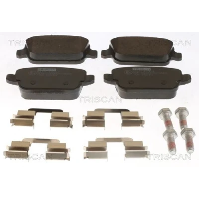 Bild av TRISCAN 8110 17024 Jeu de plaquettes frein non préparé pour indicateur d&#039;usure avec accessoires FORD: Focus 2, S Max Mk1, MONDEO 4