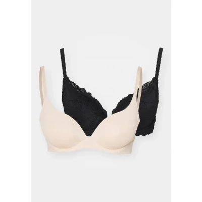 Bild av Dorina Angie 2 PACK Push upbh, Storlek: 70C, Black/beige