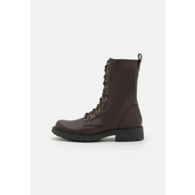Bild av Clarks ORINOCO2 Style Snörstövletter, Storlek: 36, Dark brown Skinn
