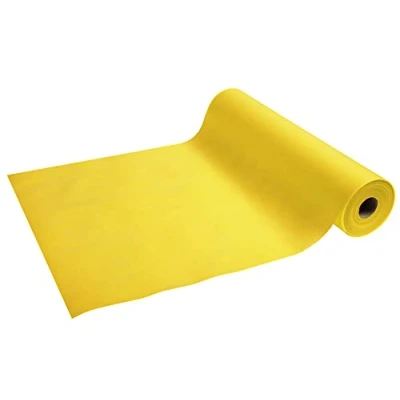 Bild av Pro Nappe Ref R732424I Engångshuvud av spunbond fleece kartong med 4 rullar 24 M lång x 0,4 bred förskuren var 1,20:e representerar 20 huvuden mot huvud färg gul