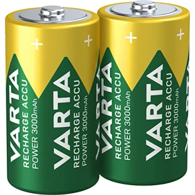 Bild av VARTA Rechargeable Accu Ready2Use förladdat C batteri (2 pack, 300 mAh), laddningsbart utan minneseffekt kan användas direkt