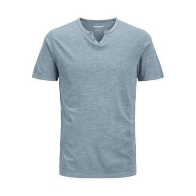 Bild av Jack &amp; Jones Jjesplit NECK SS NOOS Tshirt bas, Storlek: Small, Oceanview