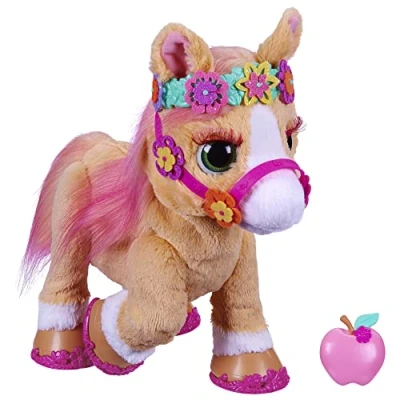 Bild av furReal Cinnamon, My Stylin’ Pony leksak, interaktiv husdjursleksak för barn från 4 år