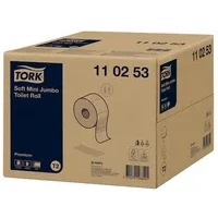 Bild av Tork Toalettpapper Premium Mini Jumbo Soft T2 2 lag vit 12/fp