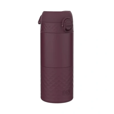 Bild av Ion8 Thermosbeker Stål, 360 ml/12 oz, Läcksäker, Trippellås, Säker för Transit, Hygieniskt Lock, Lätt att Rengöra, Perfekt På Språng, Termos Beker, Rostfritt Vakuumisolerad, Svart