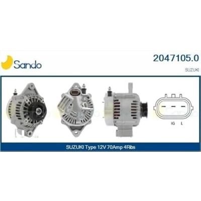 Bild av CASCO CAL47105AS Generator 12V 70A SUZUKI: Grand Vitara 1 SUV, Liana Hatchback, Jimny SUV