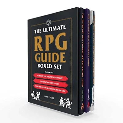 Bild av The Ultimate RPG Guide Boxed Set: Featuring Character Backstory Guide, Gameplay and Game Master&#039;s Worldbuilding