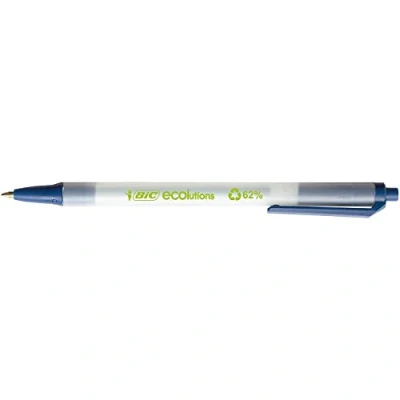 Bild av BiC Ecolutions Clic Stic (återvunnen) (låda 50) BLÅ