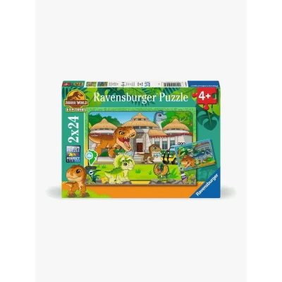 Bild av Ravensburger Barnpussel x 2 Jurassic World Explorers 24 Bitar