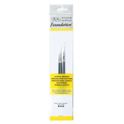 Bild av Winsor &amp;amp Newton 5295001, Penselset, Rundborste, Syntetisk